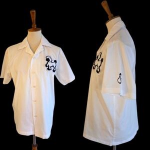 90's San Francisco‎ Opera 50's Poodle Bowling Pin Original Costume Bowling Shirt